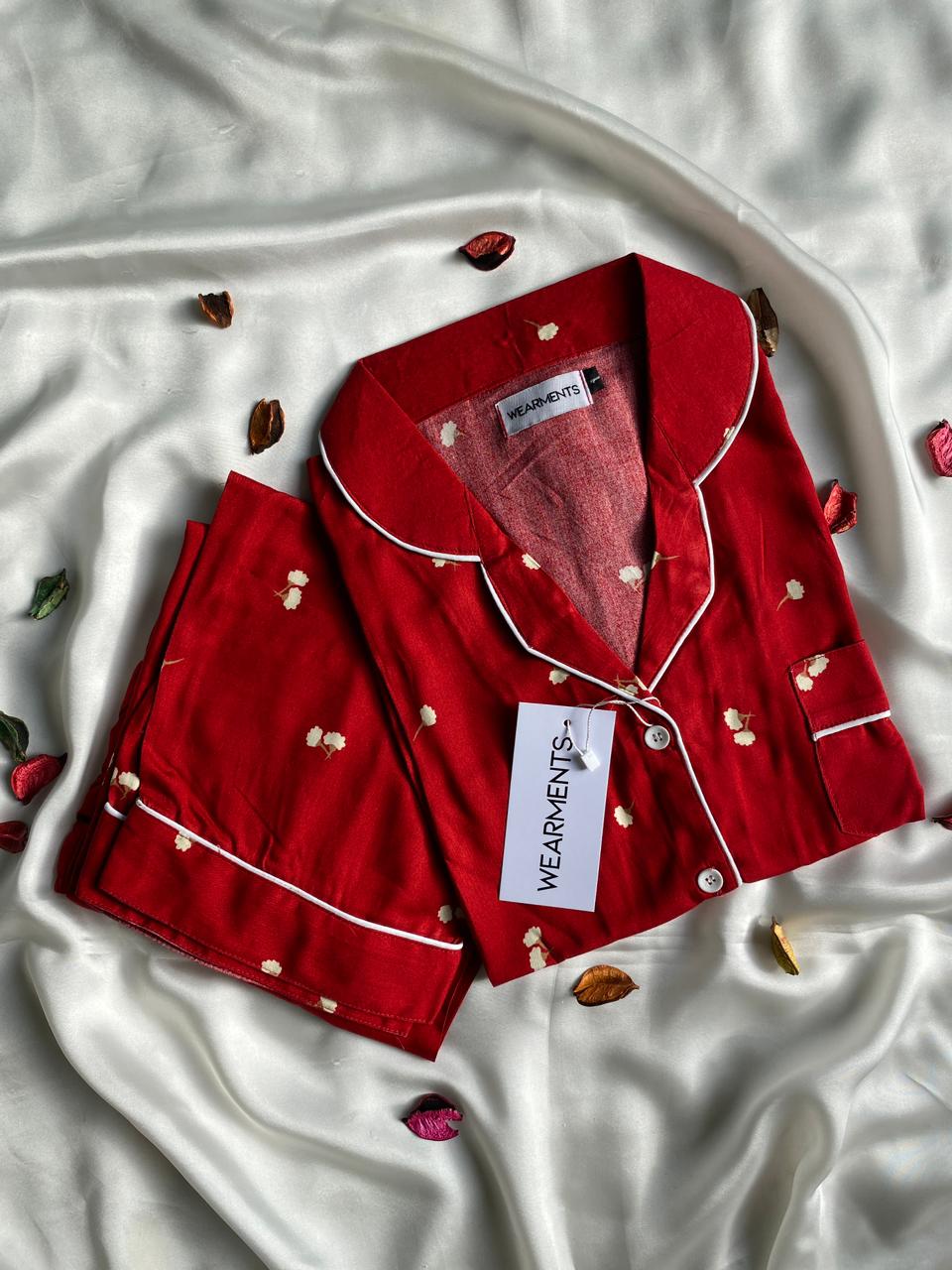 Ruby Blossom Pjs Set