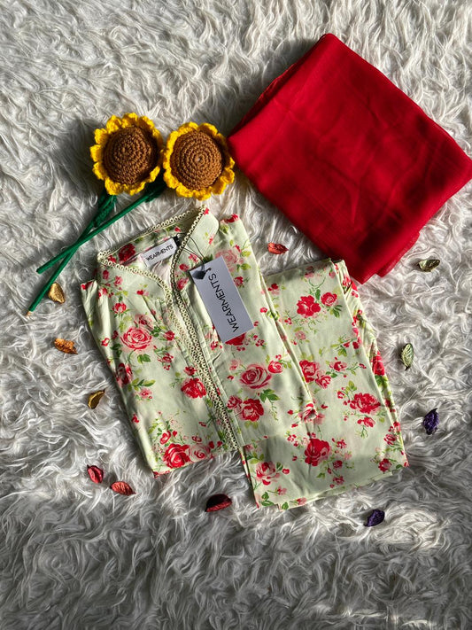 Vintage Rose Ivory Set 3PC Set