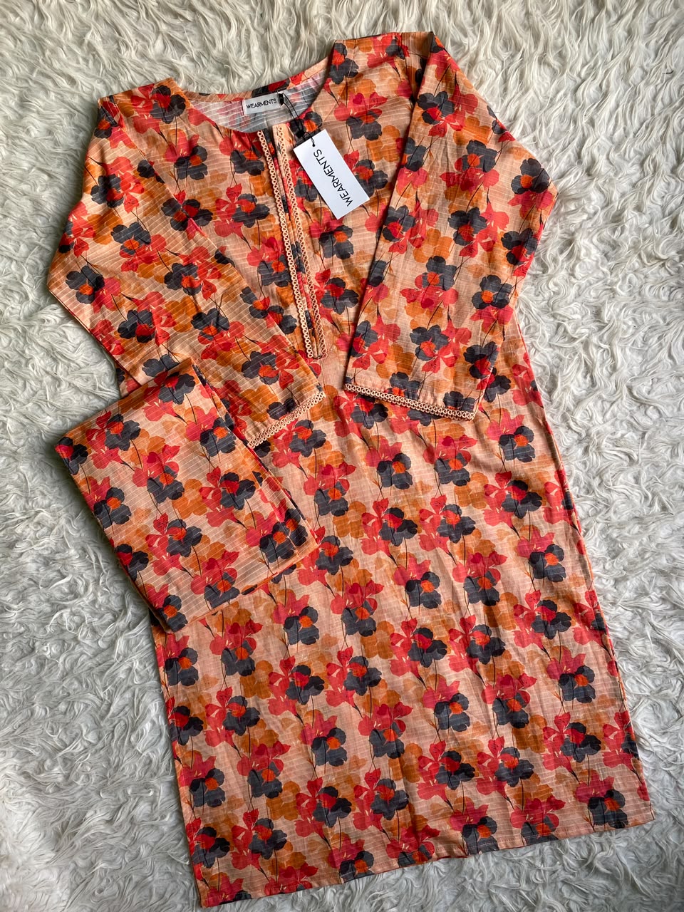 Sunset Flora – Premium Summer Lawn 3PC Suit