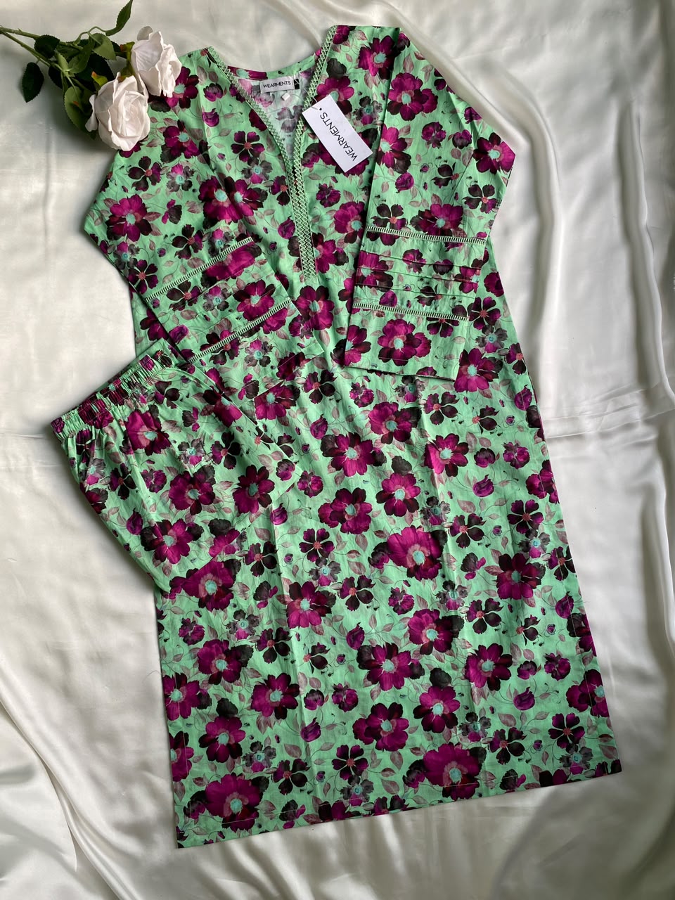 Emerald Flora – Premium Summer Lawn 3PC Suit
