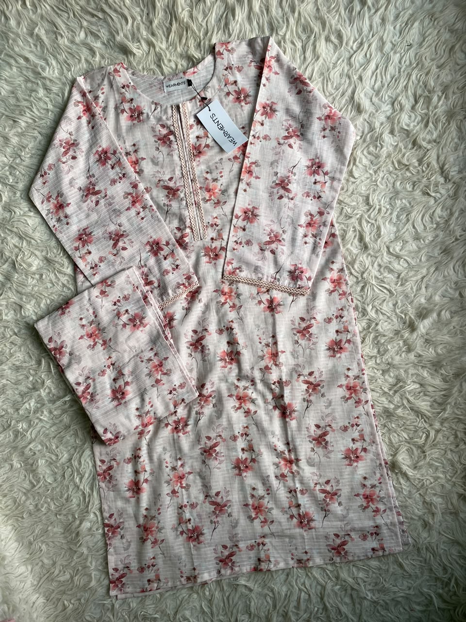 Rose Mist – Premium Summer Lawn 3PC Suit