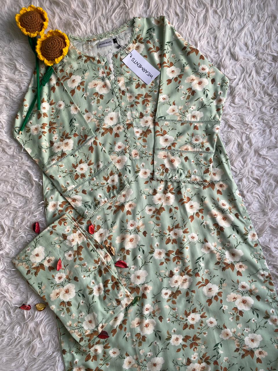 Mint Cocoa Blossom 3PC Set