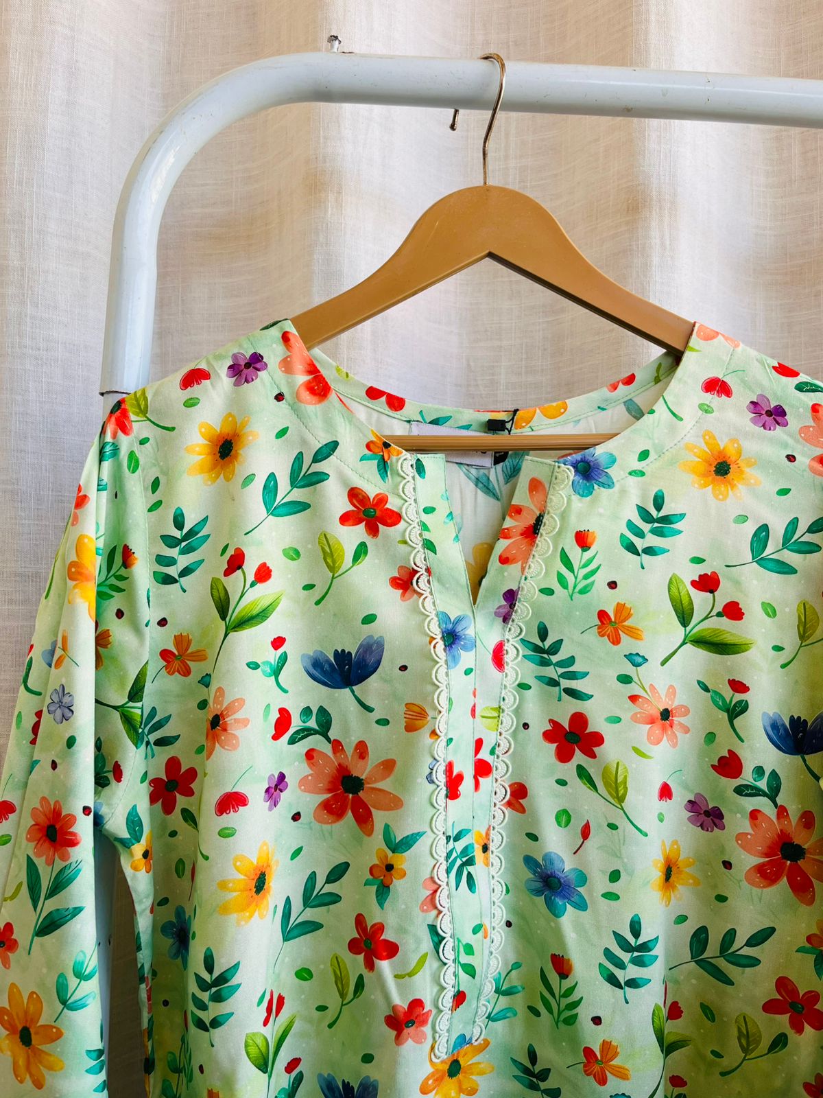 Mint Garden Floral Set