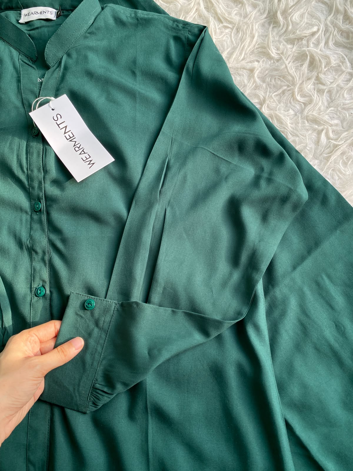 Emerald Green – Premium Solid 2PC Co-Ord Set