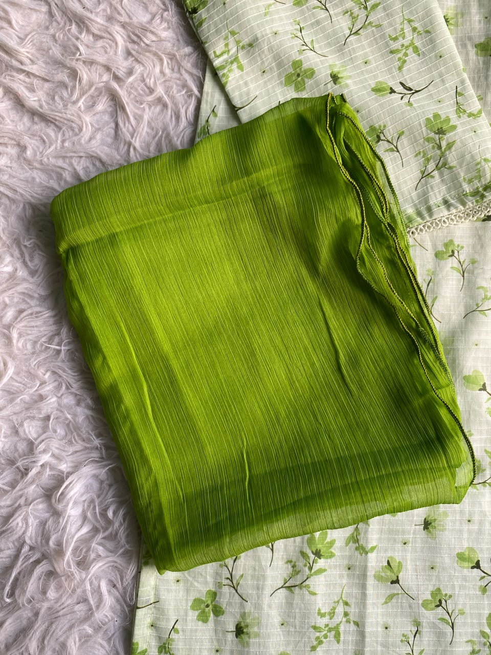 Mint Meadow – Premium Summer Lawn 3PC Suit