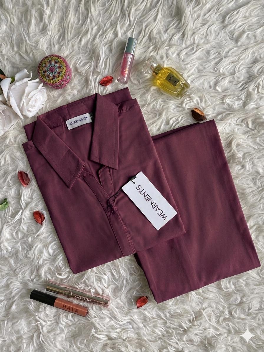 Plum Mauve Co-Ord Set