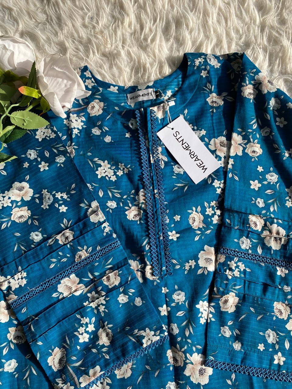 Royal Blue Flora 3PCS SET