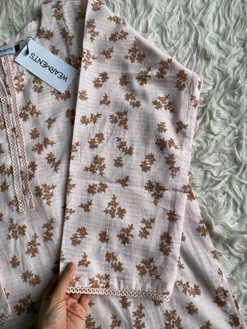 Mocha Charm – Premium Summer Lawn 3PC Suit