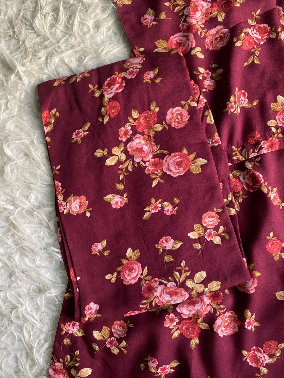 Burgundy Rose – Premium Summer Linen 3PC Suit