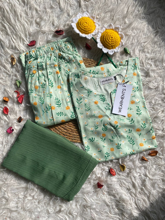 Mint Daisy Summer 3PC Set