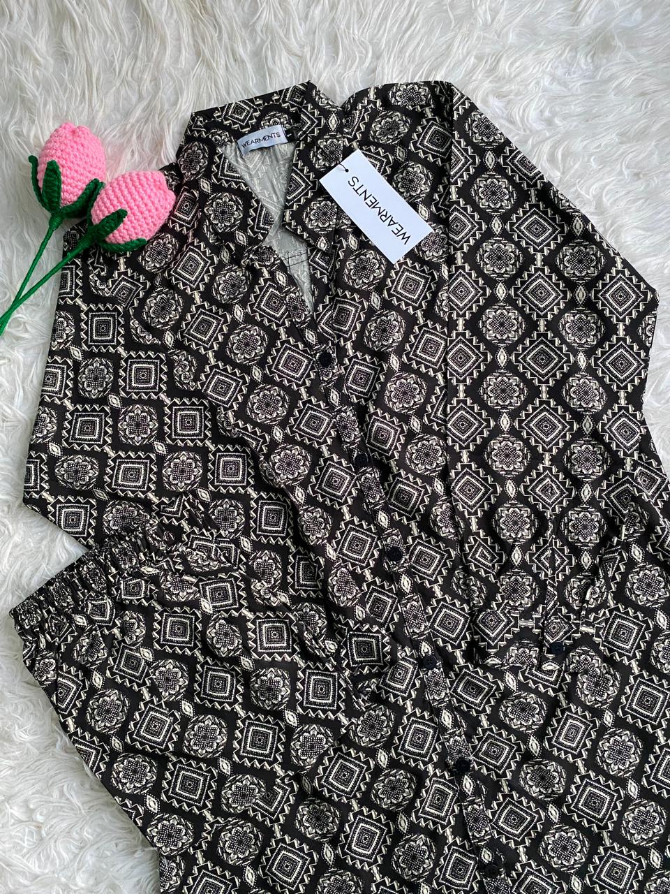 Noir Geo Luxe Set