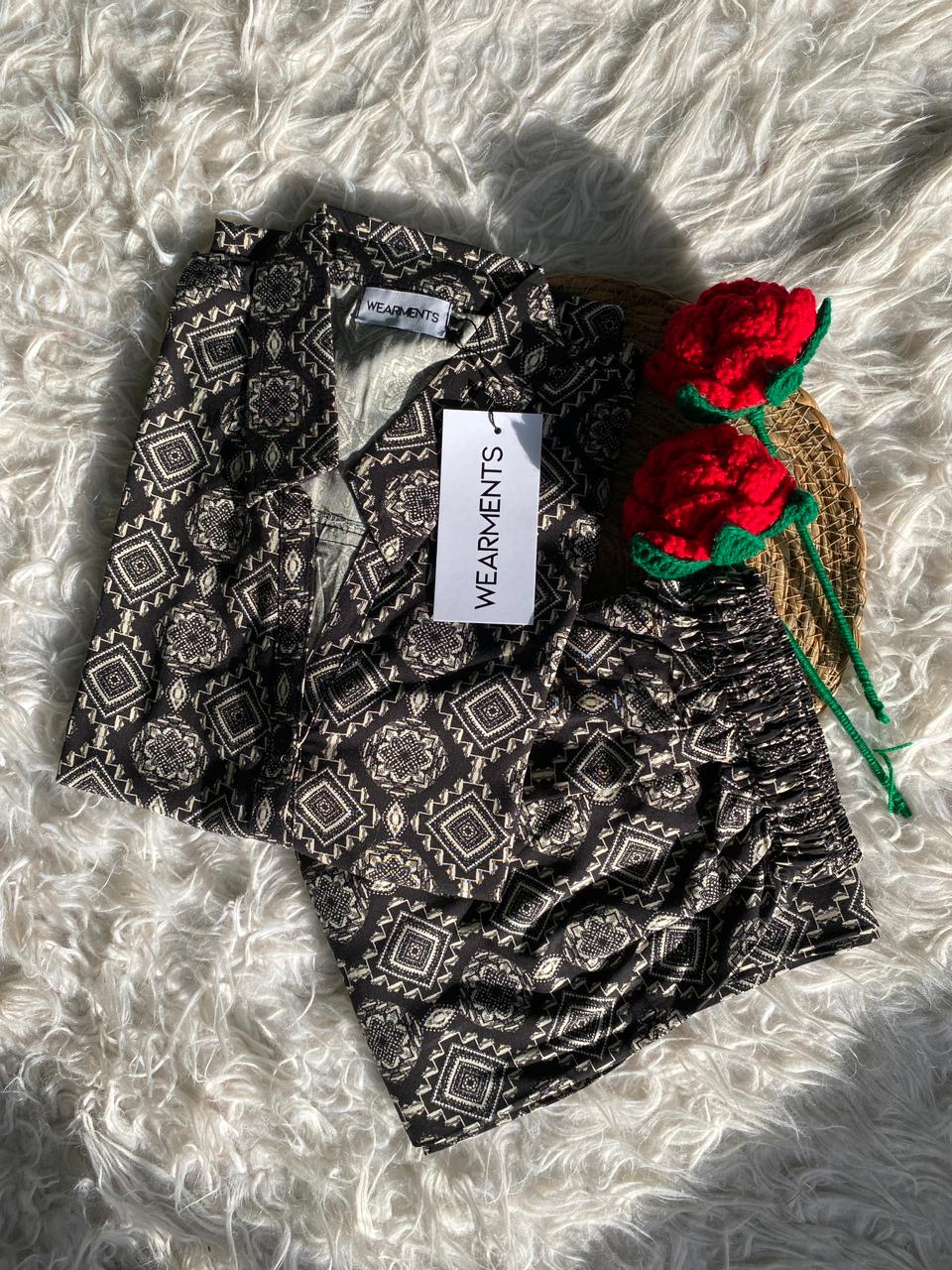 Noir Geo Luxe Set